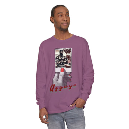 Polaroid Aggayú (Agayu) Long Sleeve Tee for Devotee & Godparent! Orisha Polaroid Collection