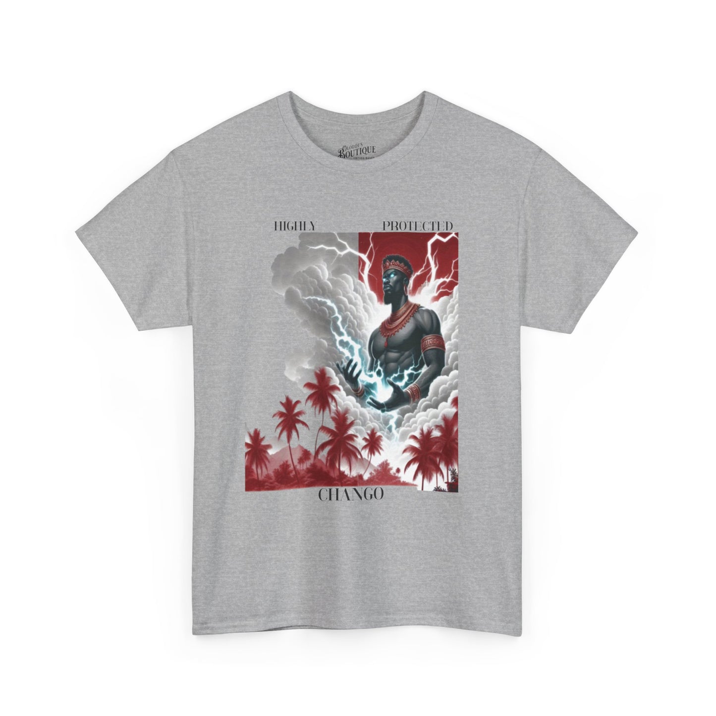 Highly Protected CHANGO Graphic Tee,Gift for godparent or Devotee, Ashe Chango Tshirt