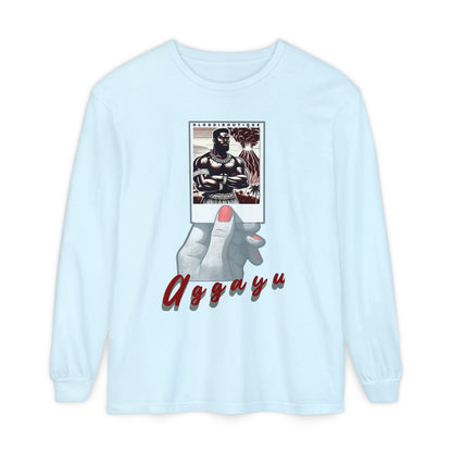 Polaroid Aggayú (Agayu) Long Sleeve Tee for Devotee & Godparent! Orisha Polaroid Collection