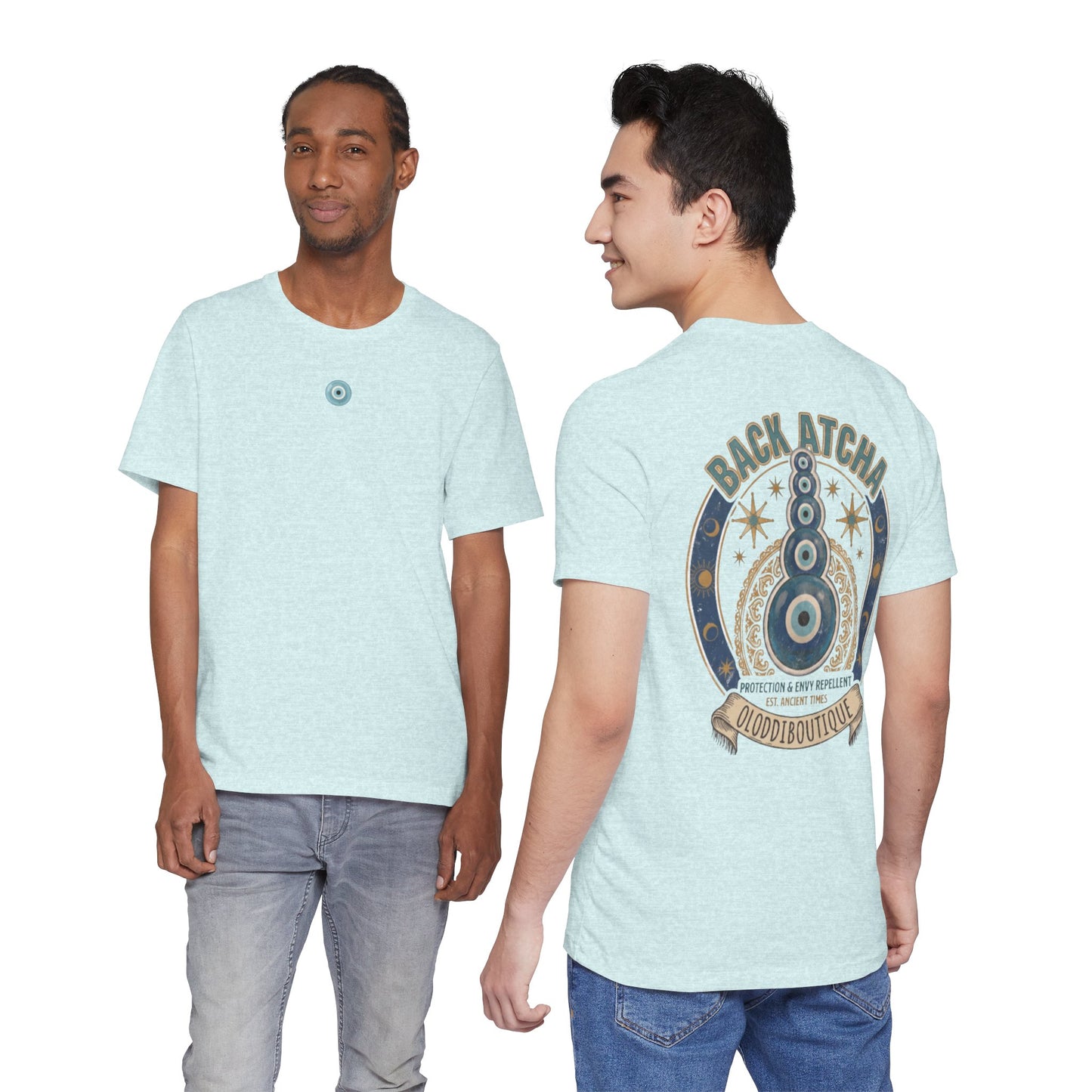 Back Atcha Evil Eye Tee — Protection & Energy Repellent Graphic T-Shirt