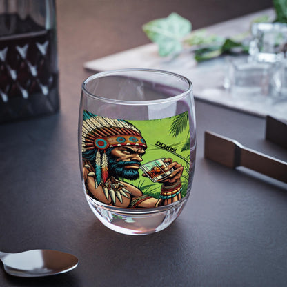 Ochosi “Cheers To” Whiskey Style Drinking Glass – Gift for Devotee or Godparent