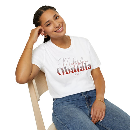 Maferefun Obatala "A King in White" T-Shirt - Orisha Gift for Devotee or Godparent