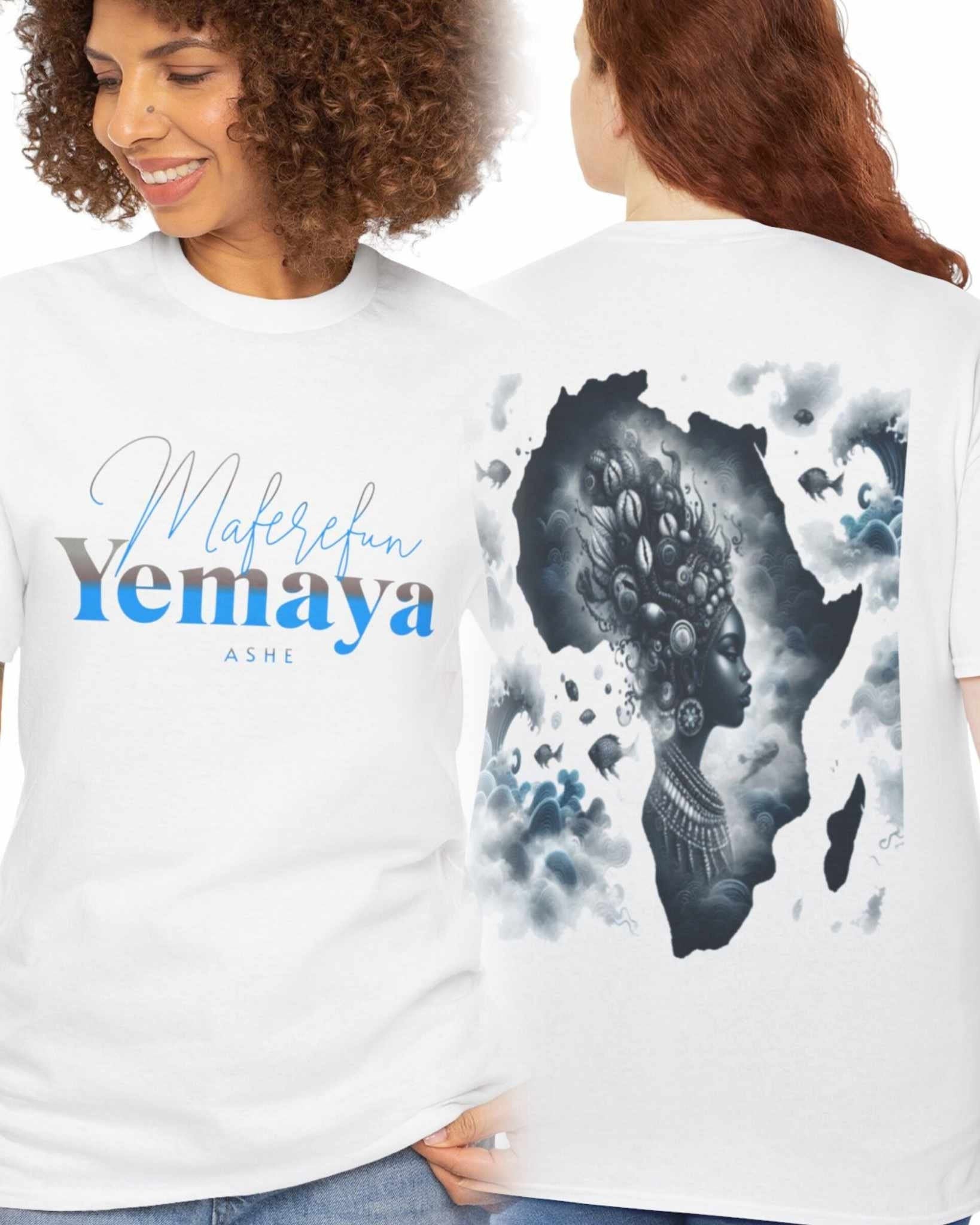 Maferefun Yemaya "A Queen in Africa" t-shirt! Orisha based, Lucumi Tradition, Urban Style Tee! Gift for godparent or devotee