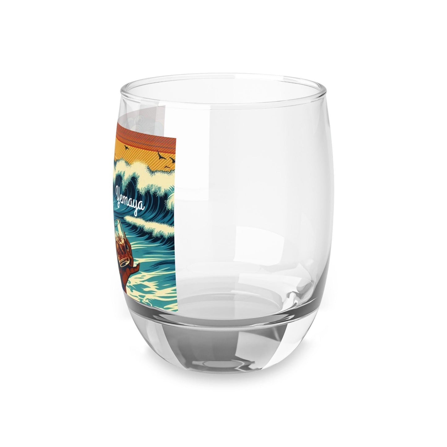 Yemaya “Cheers To” Whiskey Style Drinking Glass – Gift for Devotee or Godparent