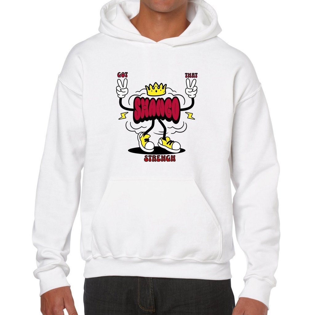 Got that SHANGO strength! Orisha King Shango cute Retro unisex Gift for a friends afroculture,lukumi,isese Urban fun HOODIE!!