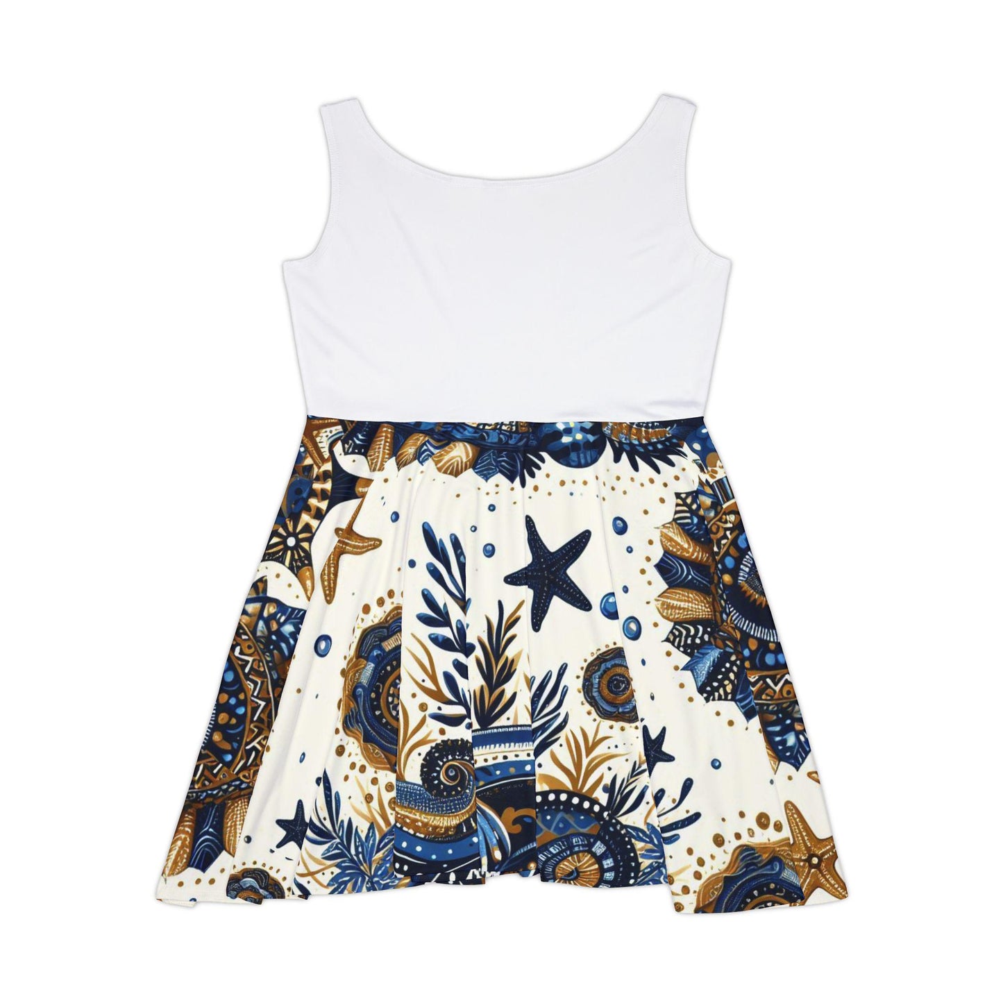 Maferefun OLOKUN Skater Dress – Orisha Inspired | Gift for Devotee or Godparent