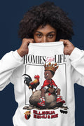 Homies for Life, ELLEGUA Eshu and Me Sweatshirt, Gift for Godparent or Devotee!