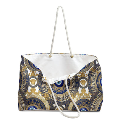 Nazar Evil Eye Weekender Bag — White