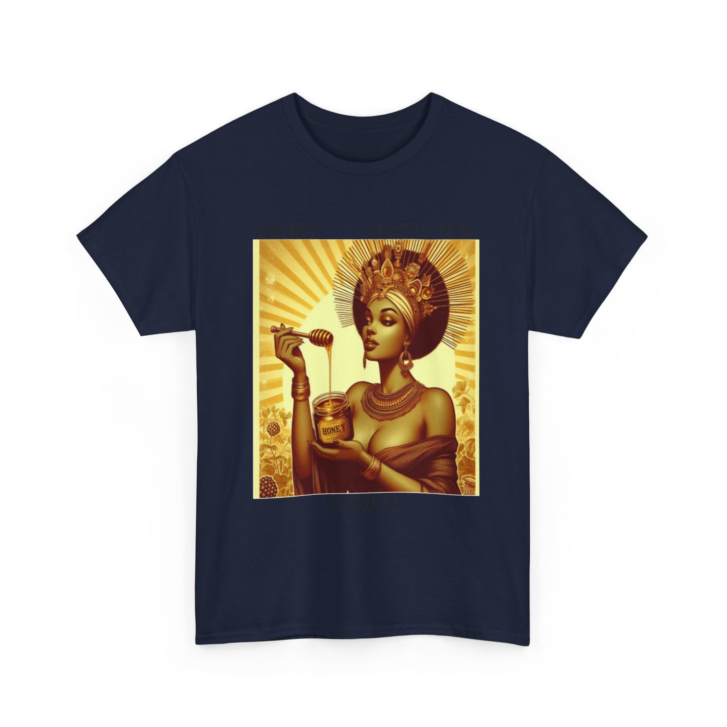 Highly Protected Oshun Tee, Spiritual T-Shirt, Goddess Apparel, Affirmation Shirt, Gift for Her, Boho Style Clothing