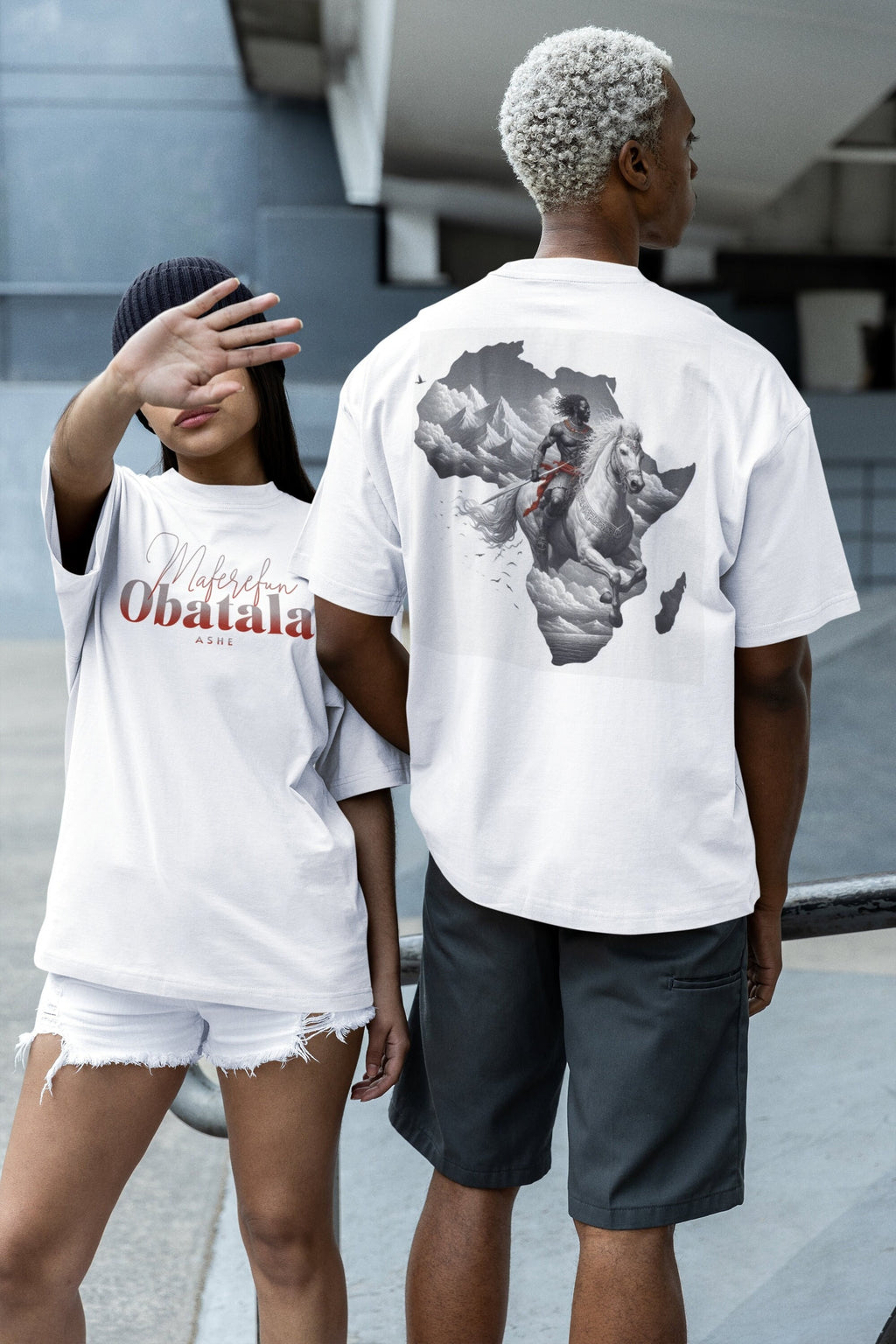Maferefun Obatala "A King in White" T-Shirt - Orisha Gift for Devotee or Godparent