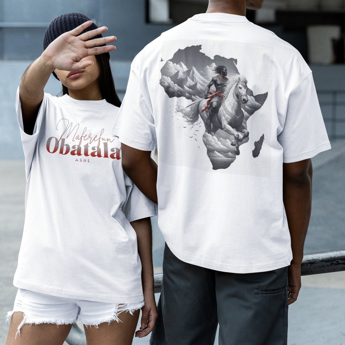 Maferefun Obatala "A King in White" T-Shirt - Orisha Gift for Devotee or Godparent