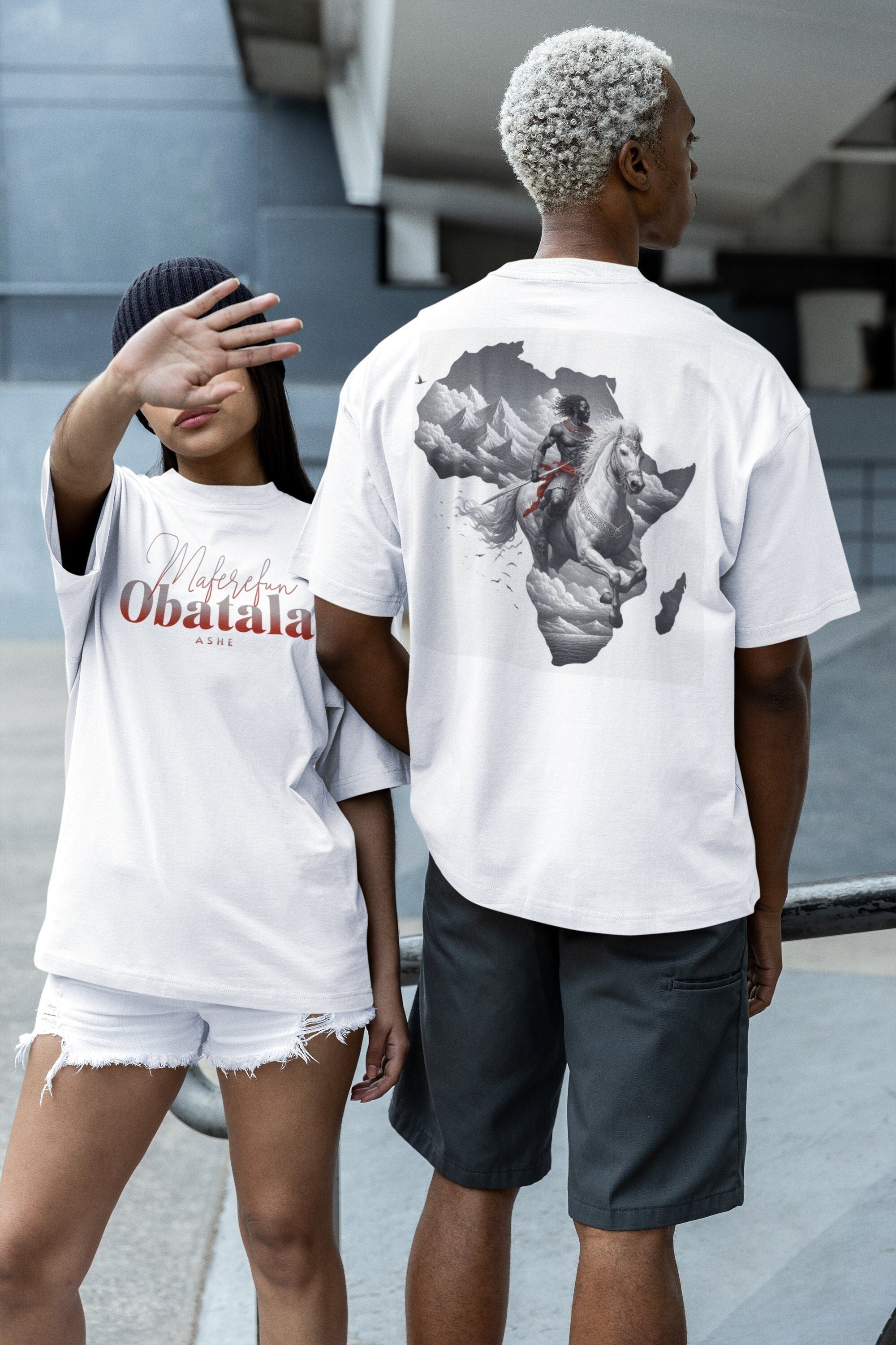 Maferefun Obatala "A King in White" T-Shirt - Orisha Gift for Devotee or Godparent