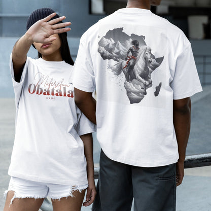 Maferefun Obatala "A King in White" T-Shirt - Orisha Gift for Devotee or Godparent