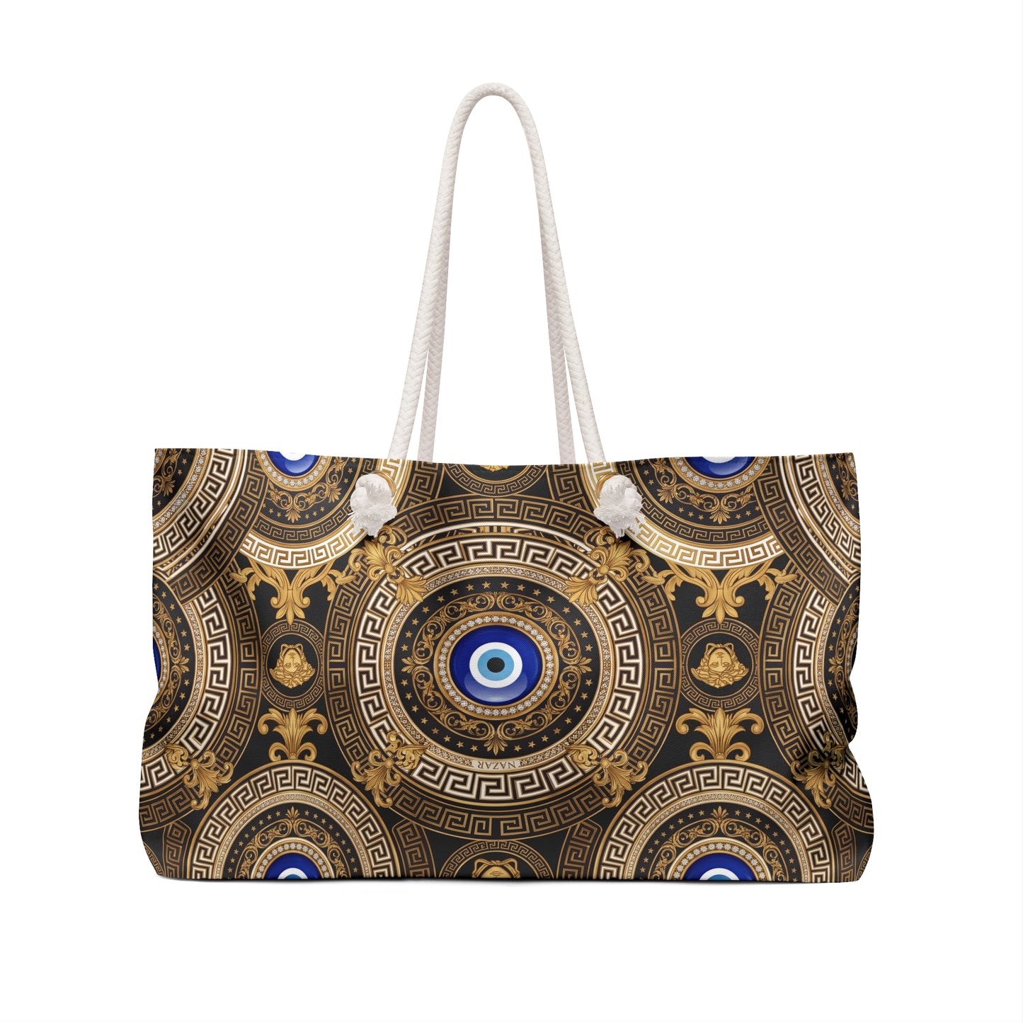 Nazar Evil Eye Weekender Bag — Black