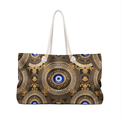 Nazar Evil Eye Weekender Bag — Black