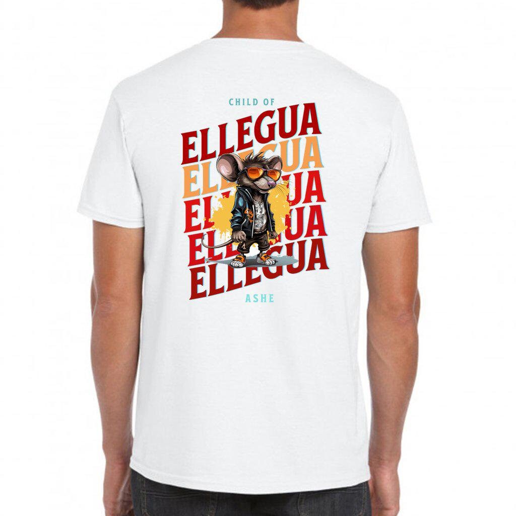 Child of" ELLEGUA Ashe Tshirt, Unisex Orisha ELLEGUA tshirt, gift for devotee or godparent! Hijos de ellegua!