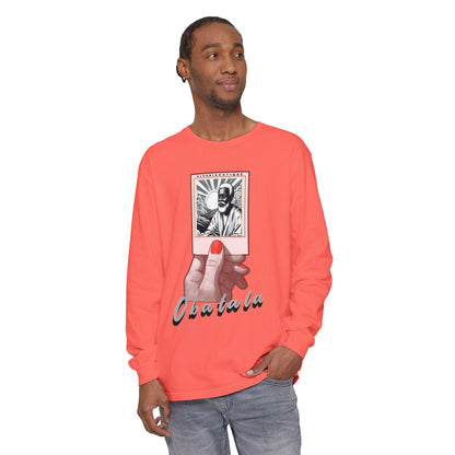 Polaroid Obatala Long Sleeve Tee for Devotee & Godparent ! Orisha Polaroid Collection