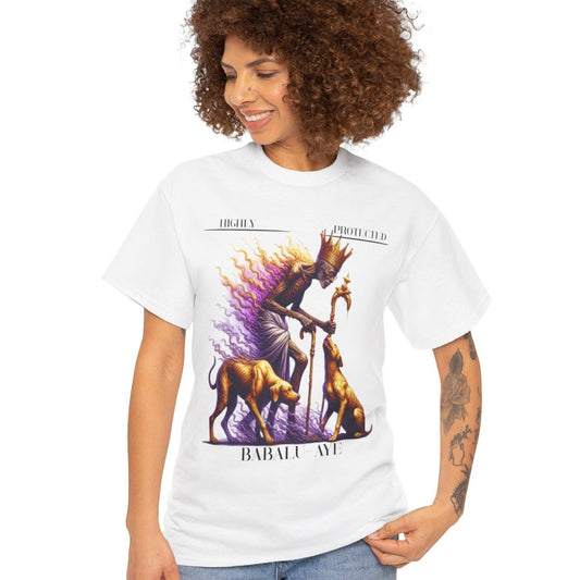Highly Protected BABALU AYE Orisha Graphic Tshirt , gift for godparent or devotee!