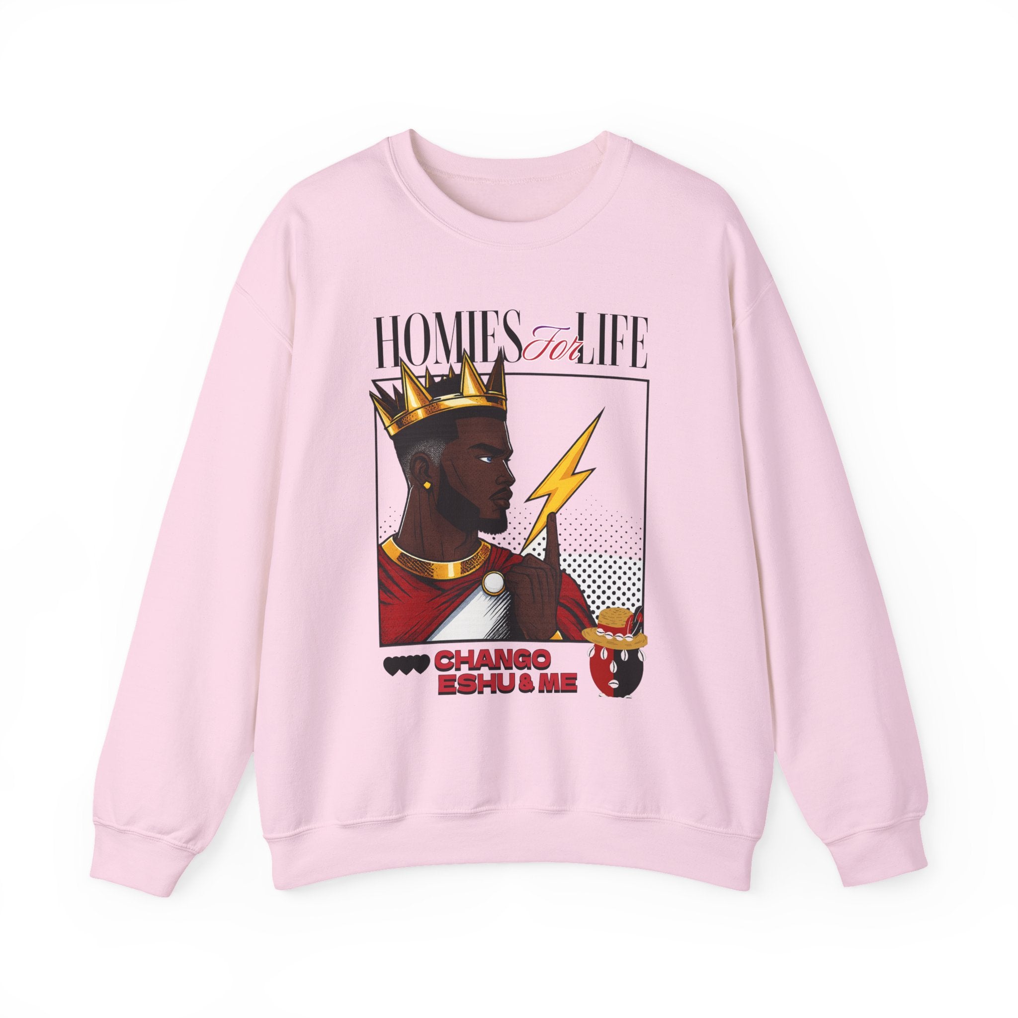 Homies for Life, CHANGO, ESHU, and Me Sweatshirt, Gift for Godparent or Devotee!