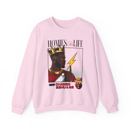 Homies for Life, CHANGO, ESHU, and Me Sweatshirt, Gift for Godparent or Devotee!