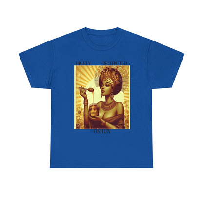 Highly Protected Oshun Tee, Spiritual T-Shirt, Goddess Apparel, Affirmation Shirt, Gift for Her, Boho Style Clothing