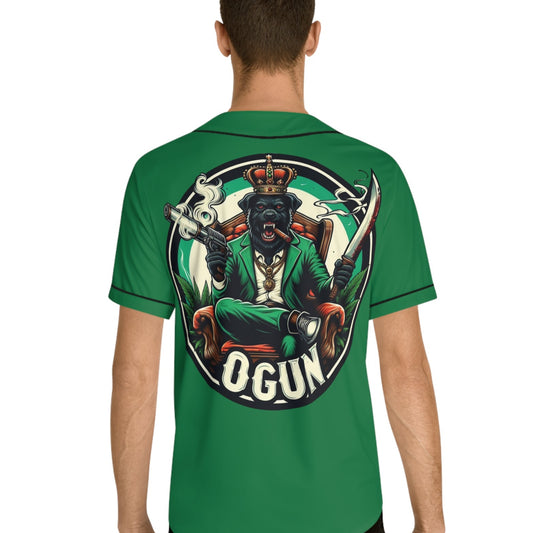 Ashé Oggún “Warrior Dog” Jersey – Orisha Urban Style | Gift for Devotee or Godparent