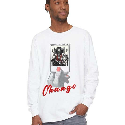 Polaroid Chango Long Sleeve Tee for Devotee & Godparent | Orisha Polaroid Collection