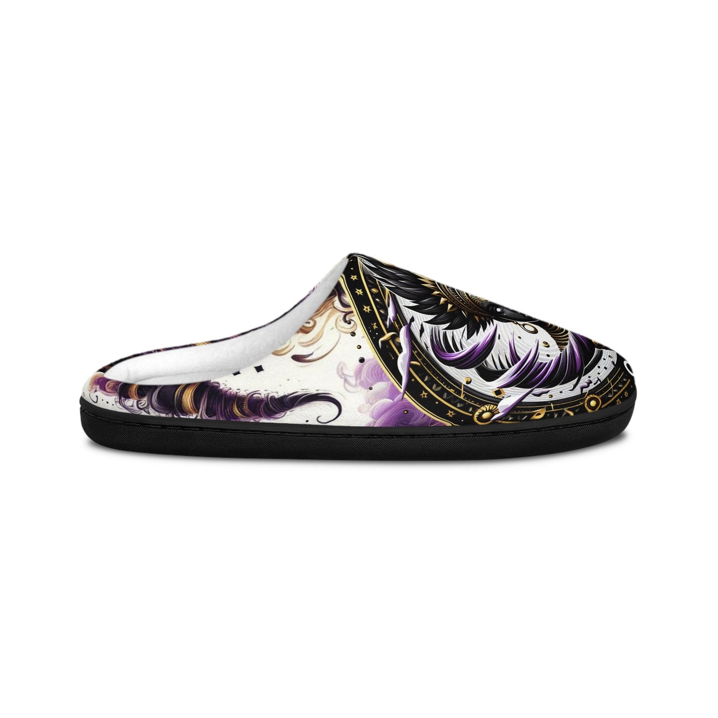 Orisha OYA "Purple Tornados" Stylish Comfy indoor slippers, oya yansa slippers, gift for devotee or godparents