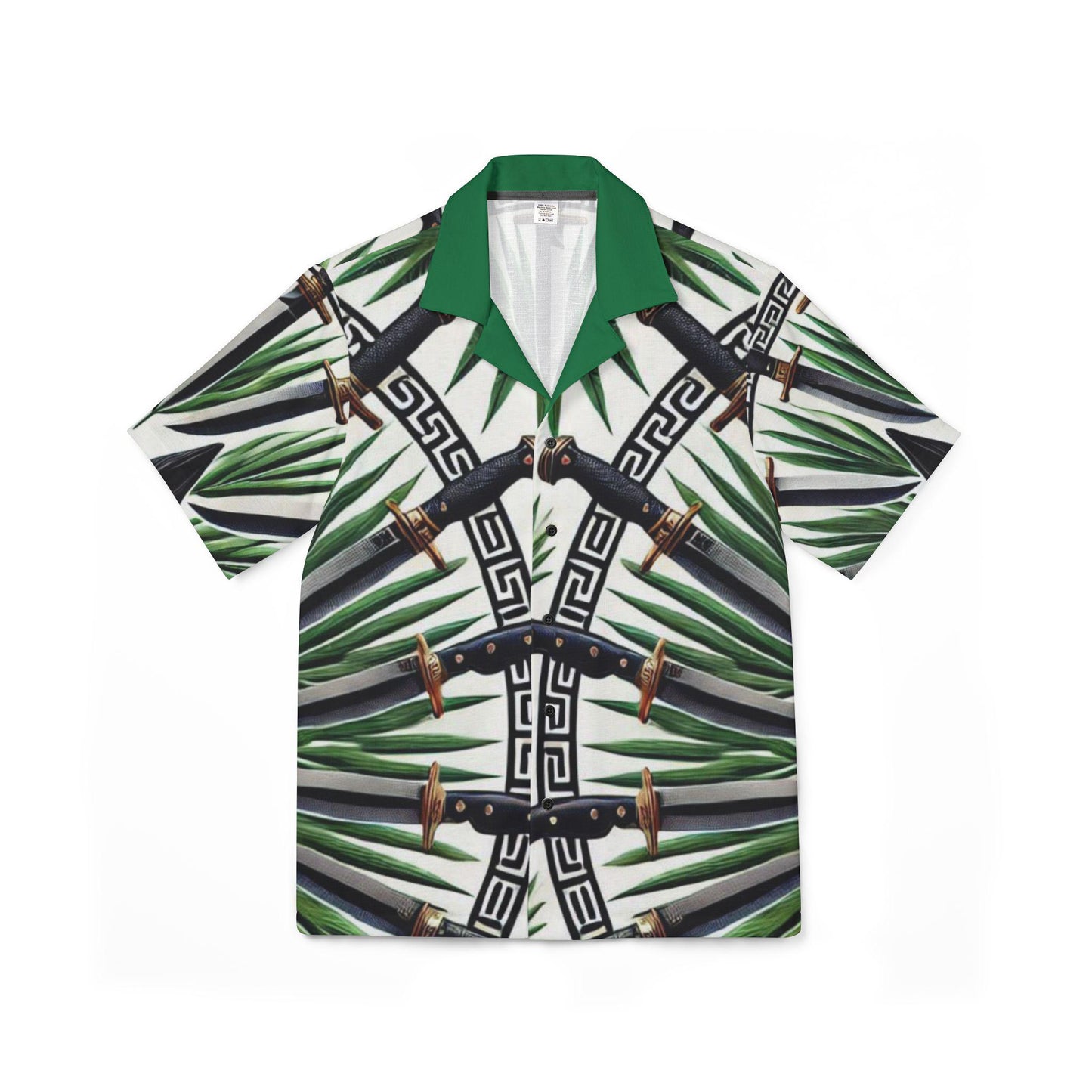 Orisha Oggun Hawaiian Style Button Down Shirt - Gift for Devotee or Godparent