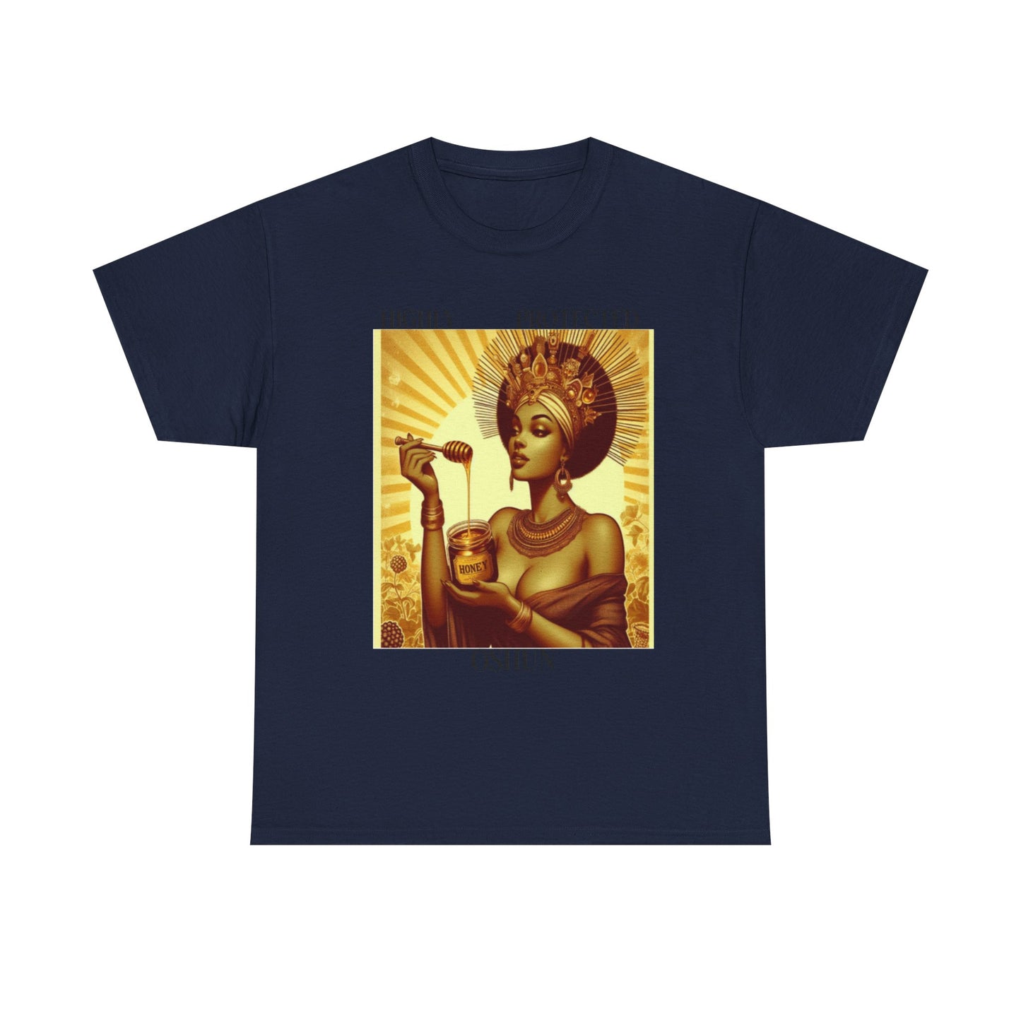 Highly Protected Oshun Tee, Spiritual T-Shirt, Goddess Apparel, Affirmation Shirt, Gift for Her, Boho Style Clothing
