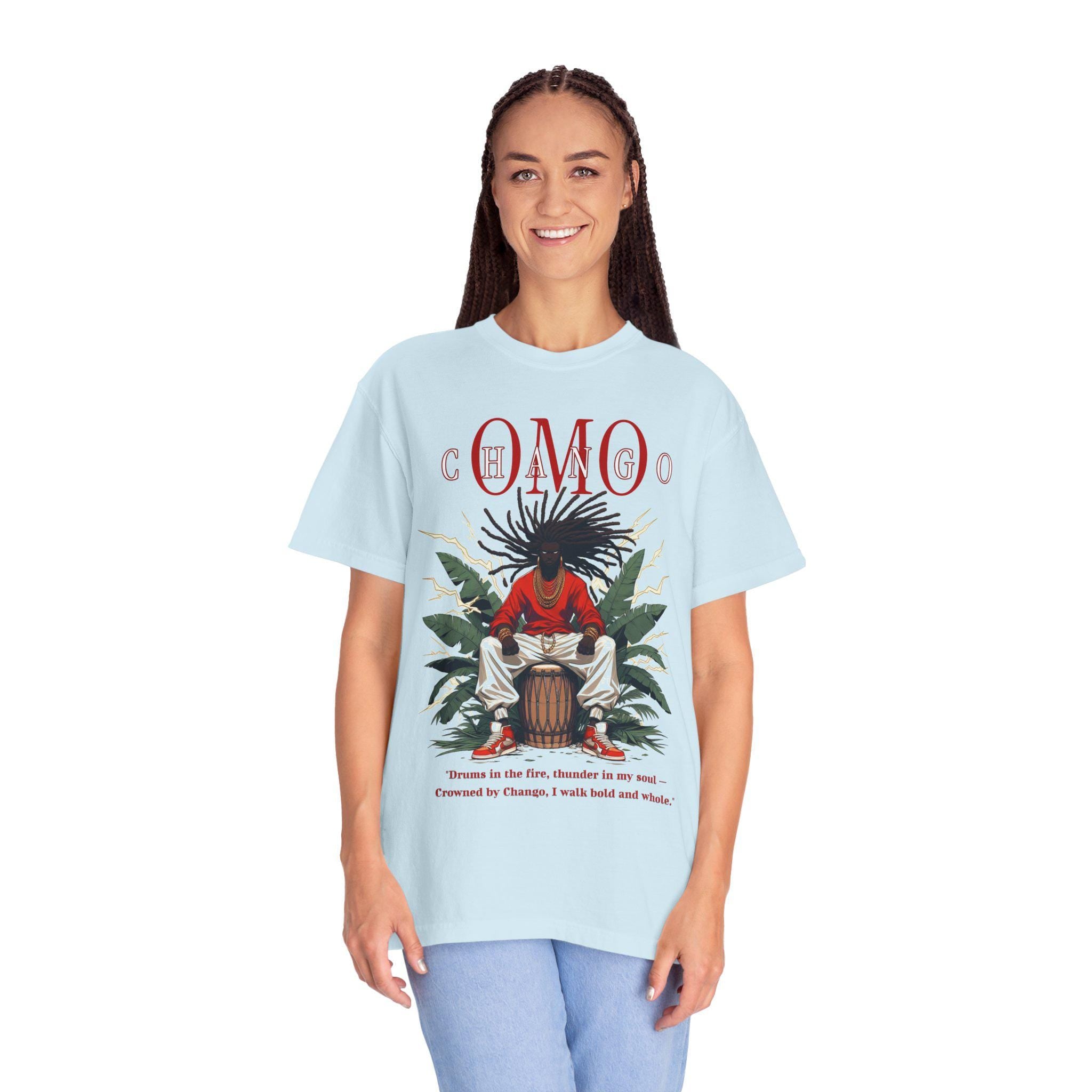 Omo Chango Orisha-Inspired Comfort Colors T-Shirt – Gift for Devotee or Godparent