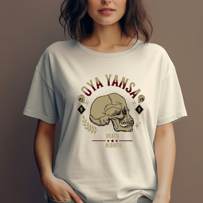 Orisha OYA Yansa Death and Rebirth Unisex Retro style number 9 Yoruba Lukumi Culture Spiritual Tshirt