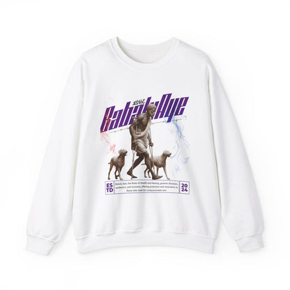 Orisha Babalu Aye Marble Royalty Sweatshirt - Ruler of Healing | Gift for Devotee or Godparent