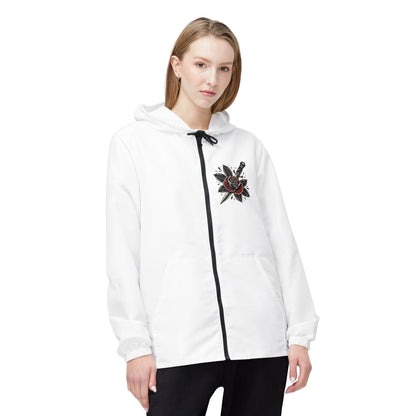 LUCERO "Skulls & Roses" Palo Mayombe White Windbreaker Jacket! Somos!