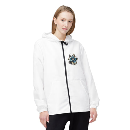 Madre De Agua * Skulls & Roses* Palo Mayombe White WindBreaker Jacket! Somos!
