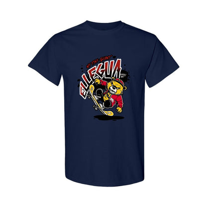 Orisha ELLEGUA "my tiny giant" cute bear on skateboard urban style T-shirt!! Eshu ELLEGUA unisex tshirt