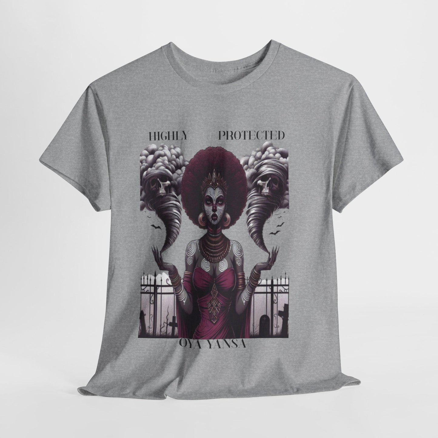 Highly Protected OYA YANSA Orisha Tshirt! Gift for Godparents or Devotee! Graphic ORISHA Tee!