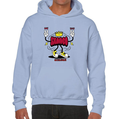 Got that SHANGO strength! Orisha King Shango cute Retro unisex Gift for a friends afroculture,lukumi,isese Urban fun HOODIE!!