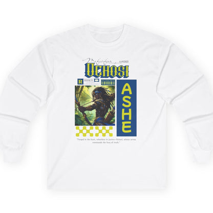 ANIME inspired Orisha OCHOSI Long Sleeve Tshirt! Gift For Devotee or Godparent!
