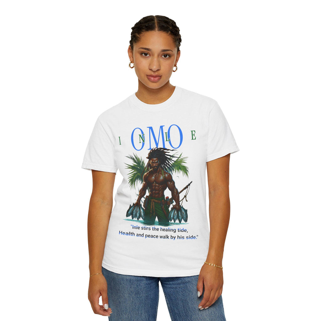 Omo INLE Tee, Orisha Unisex Tshirt! Afro Spiritual Tee! Gift for Devotee or Godparent! Ashe INLE!