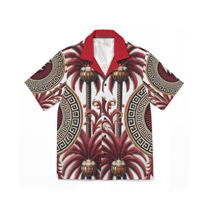 Orisha Chango Hawaiian Style Button Down Shirt - Gift for Devotee or Godparent