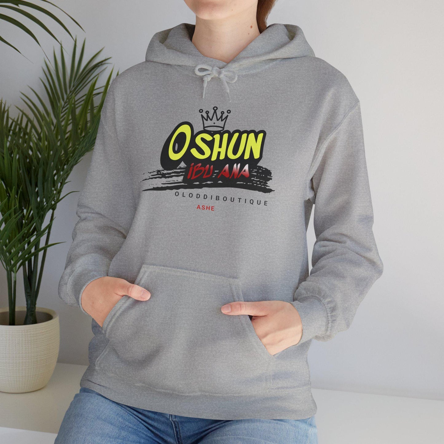 Oshun IBÚ ANA, Orisha inspired Unisex Hoodie!! Gift for devotee or Godparent! Omo OSHUN hoodie!