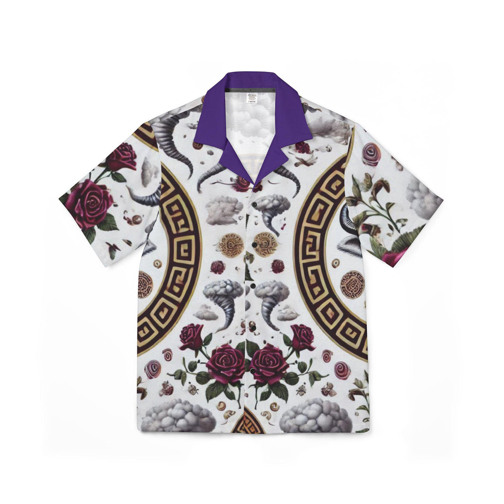 Orisha Oya Yansa Hawaiian Style Button Down Shirt - Gift for Devotee or Godparent