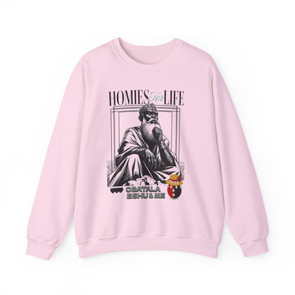 Homies for Life,OBATALA Eshu and Me Sweatshirt, Gift for Godparent or Devotee!!