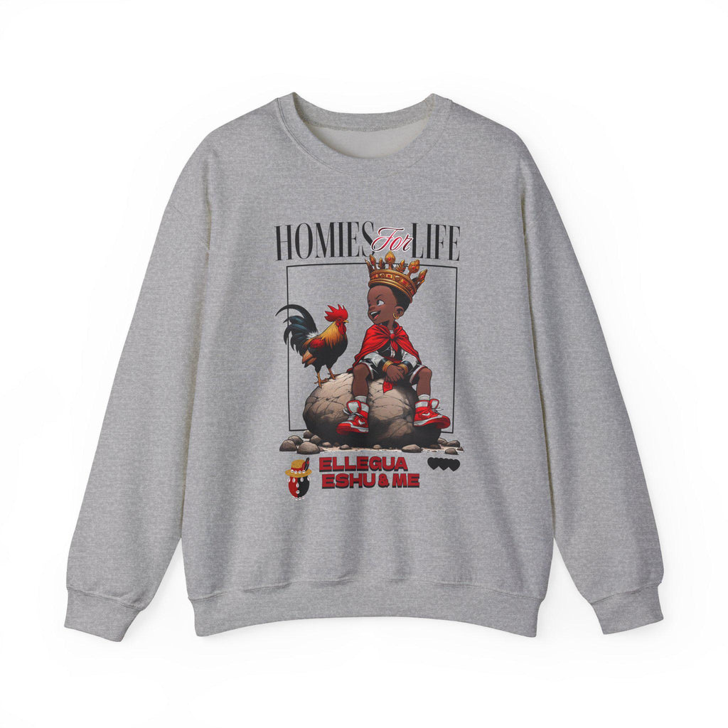 Homies for Life, ELLEGUA Eshu and Me Sweatshirt, Gift for Godparent or Devotee!