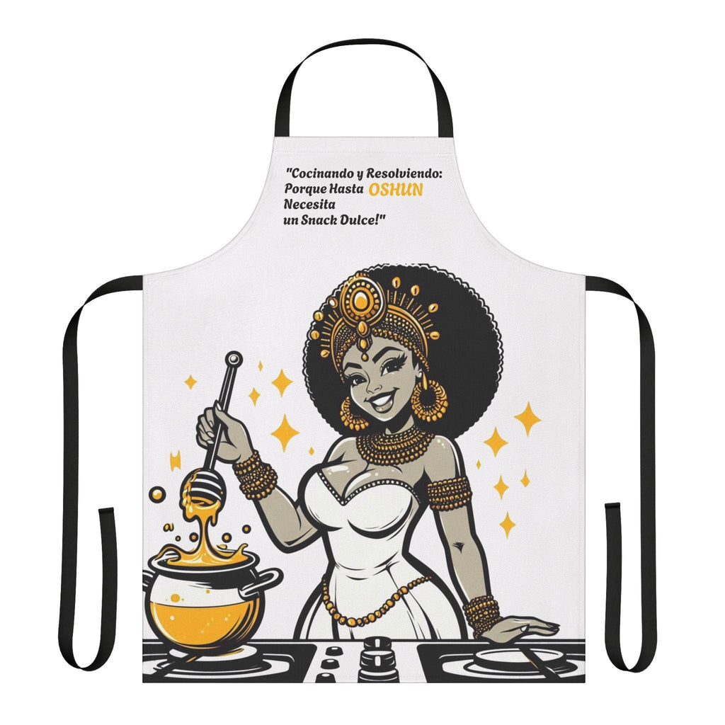 Delantal "Cocinado" de Oshun: ¡Perfecto para el Cocinero! Un regalo encantador para devotos, padrinos o chefs Cute ceremonial Apron of oshun