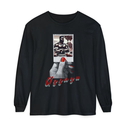 Polaroid Aggayú (Agayu) Long Sleeve Tee for Devotee & Godparent! Orisha Polaroid Collection