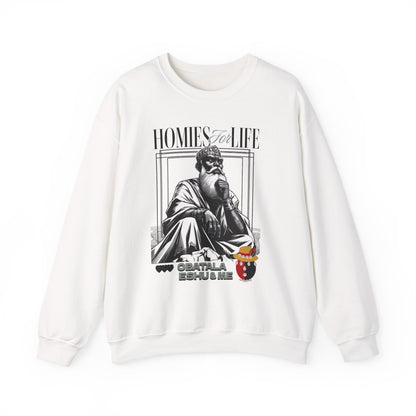 Homies for Life,OBATALA Eshu and Me Sweatshirt, Gift for Godparent or Devotee!!