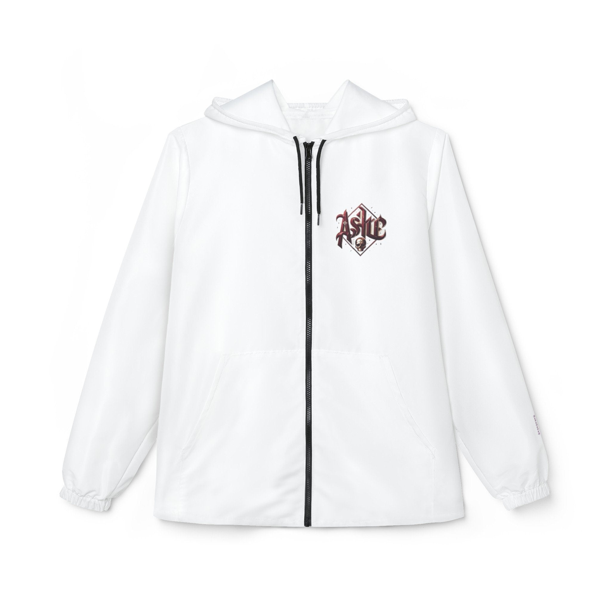 Maferefun Orisha OYA Yansa ,"Cemetery and Tornados" White Windbreaker Jacket! ASHE Oya Yansa Stylish Jacket,gift for devotee or godparent!