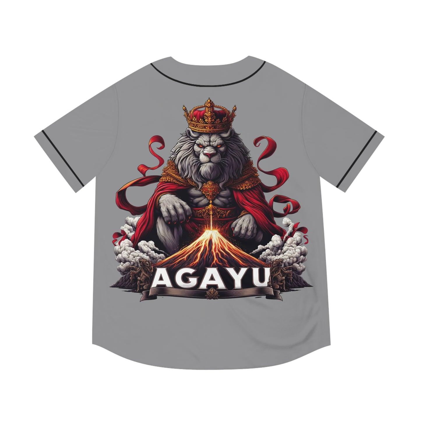Ashe Agayu "Royal Lion Volcano" Jersey – Orisha Urban Style | Gift for Devotee or Godparent